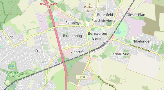 Bicycle workshop on map