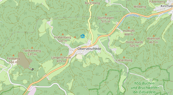Fahrradwerkstatt auf Karte