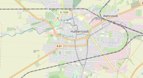 Bicycle workshop on map