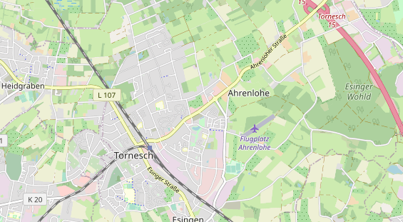 Bicycle workshop on map