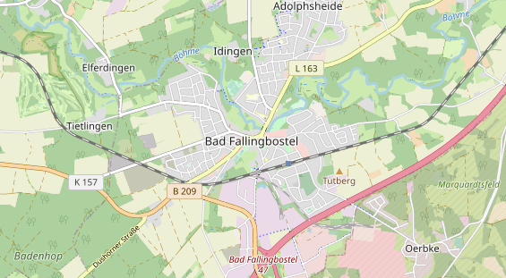 Fahrradwerkstatt auf Karte