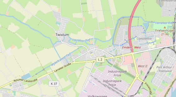 Bicycle workshop on map