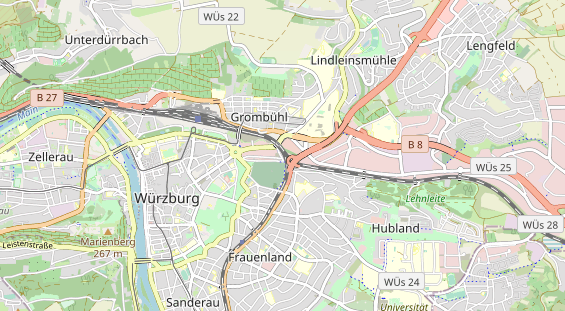 Bicycle workshop on map