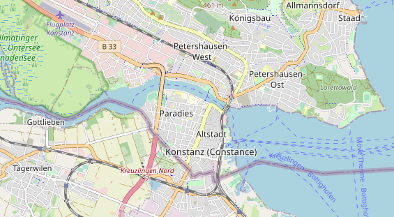 Bicycle workshop on map