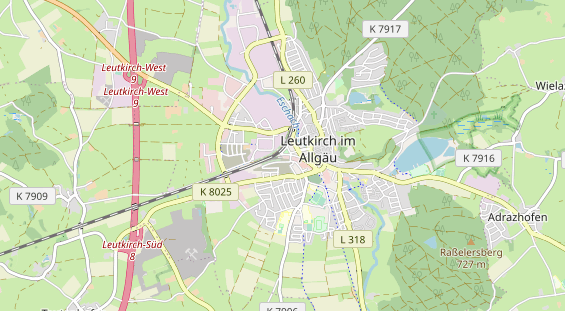 Bicycle workshop on map