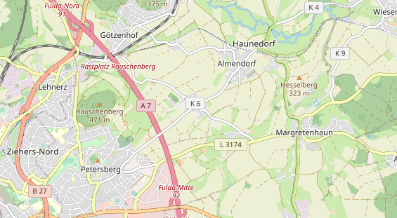 Bicycle workshop on map