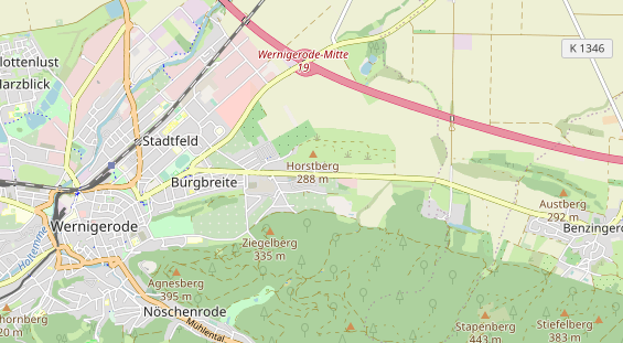 Bicycle workshop on map