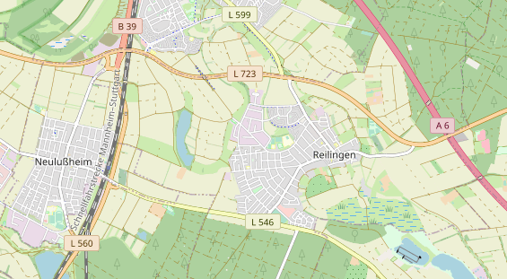 Bicycle workshop on map