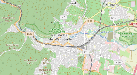 Fahrradwerkstatt auf Karte