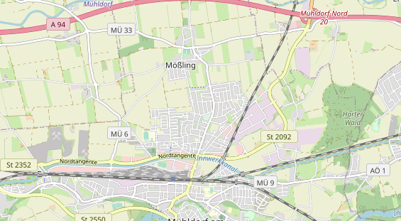 Bicycle workshop on map