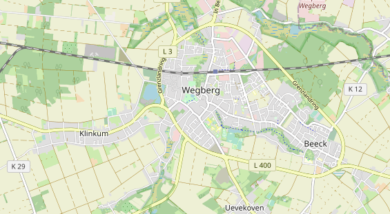 Bicycle workshop on map