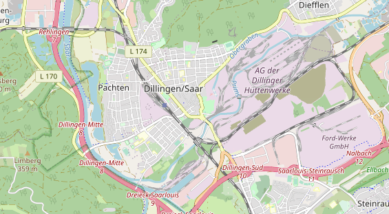 Fahrradwerkstatt auf Karte