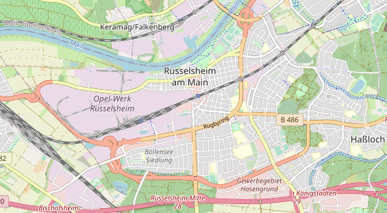 Bicycle workshop on map