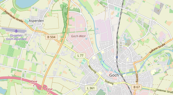 Bicycle workshop on map