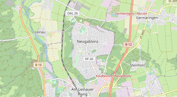 Fahrradwerkstatt auf Karte