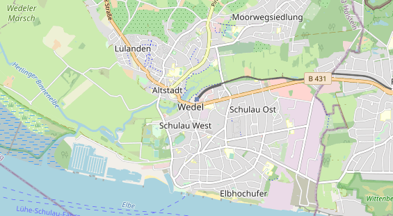Bicycle workshop on map