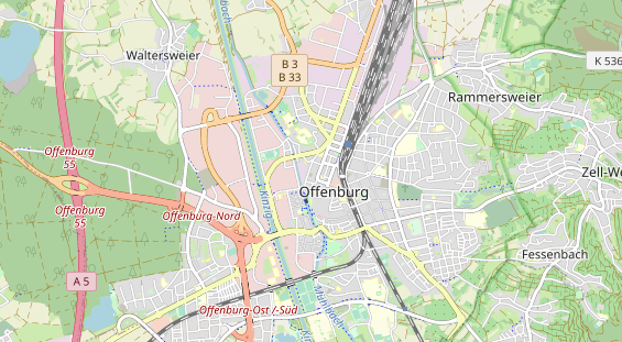 Bicycle workshop on map