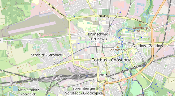 Bicycle workshop on map