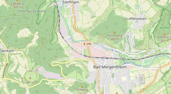 Bicycle workshop on map