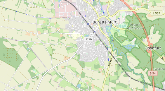 Fahrradwerkstatt auf Karte