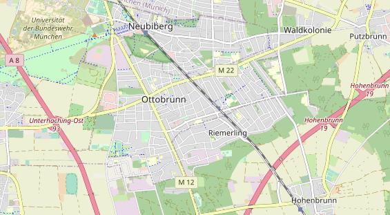 Bicycle workshop on map