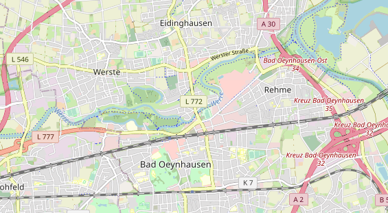Bicycle workshop on map