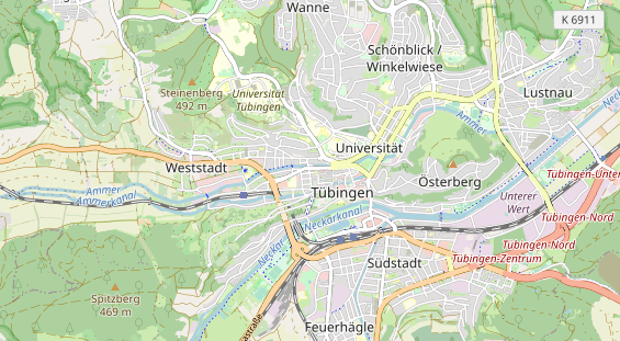 Bicycle workshop on map