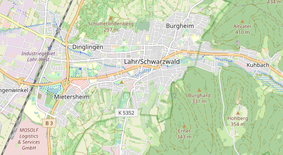 Fahrradwerkstatt auf Karte