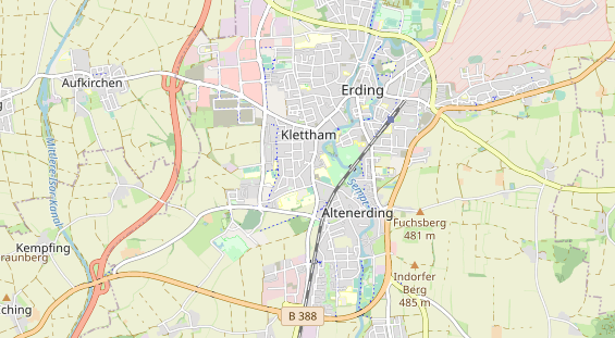 Bicycle workshop on map