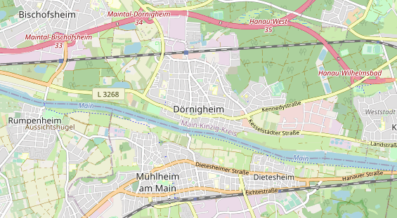 Bicycle workshop on map
