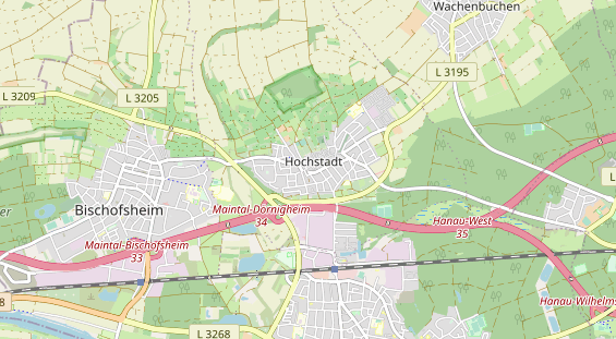 Bicycle workshop on map