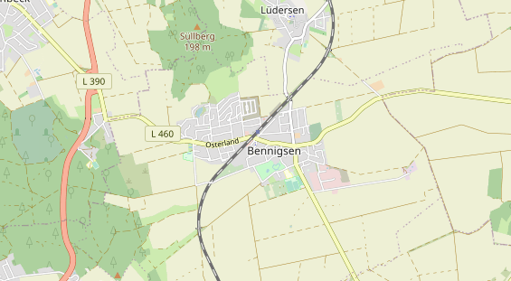 Bicycle workshop on map