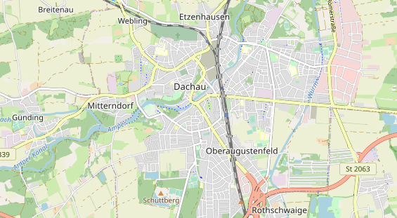 Bicycle workshop on map