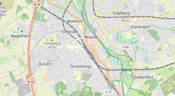 Fahrradwerkstatt auf Karte