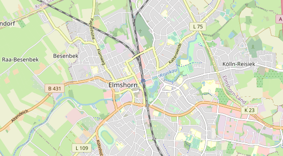 Fahrradwerkstatt auf Karte