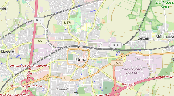 Bicycle workshop on map