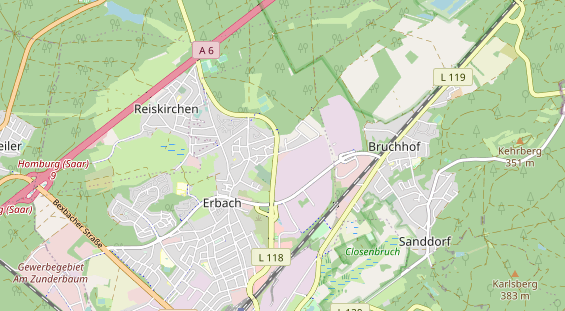 Fahrradwerkstatt auf Karte