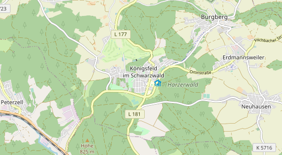 Fahrradwerkstatt auf Karte