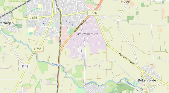 Bicycle workshop on map
