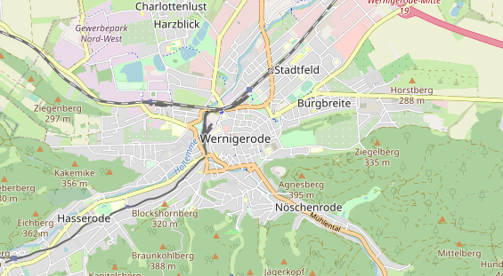 Bicycle workshop on map