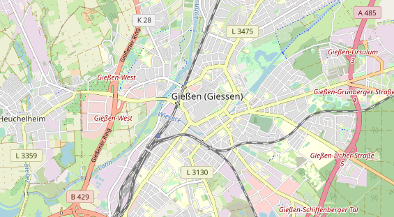 Bicycle workshop on map