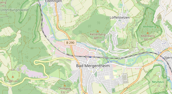 Bicycle workshop on map