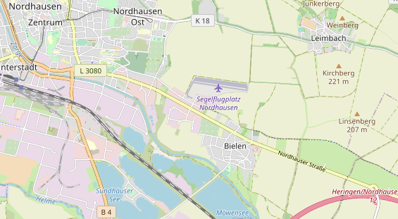 Bicycle workshop on map