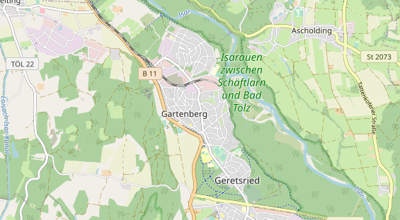 Fahrradwerkstatt auf Karte