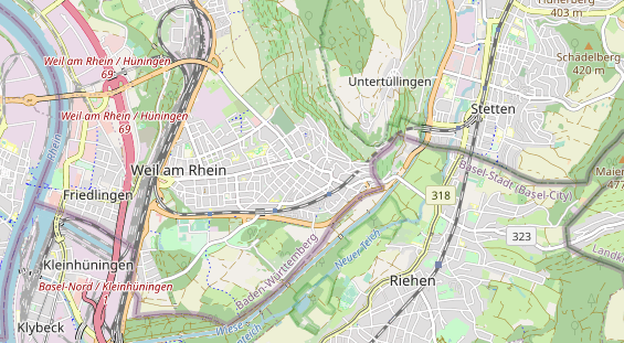 Fahrradwerkstatt auf Karte