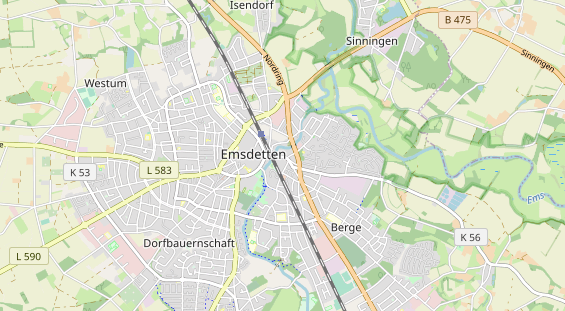 Bicycle workshop on map