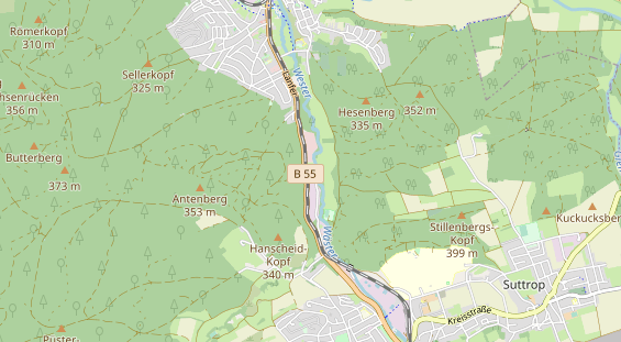 Bicycle workshop on map