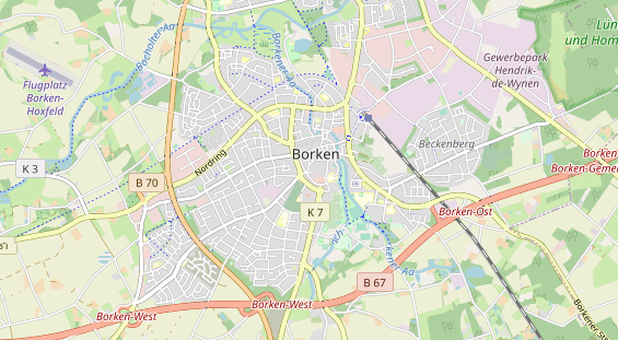 Fahrradwerkstatt auf Karte