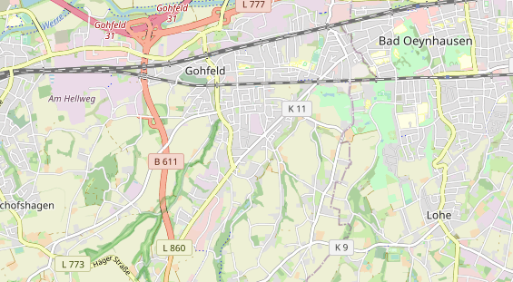 Bicycle workshop on map