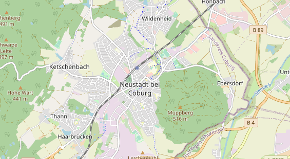 Bicycle workshop on map